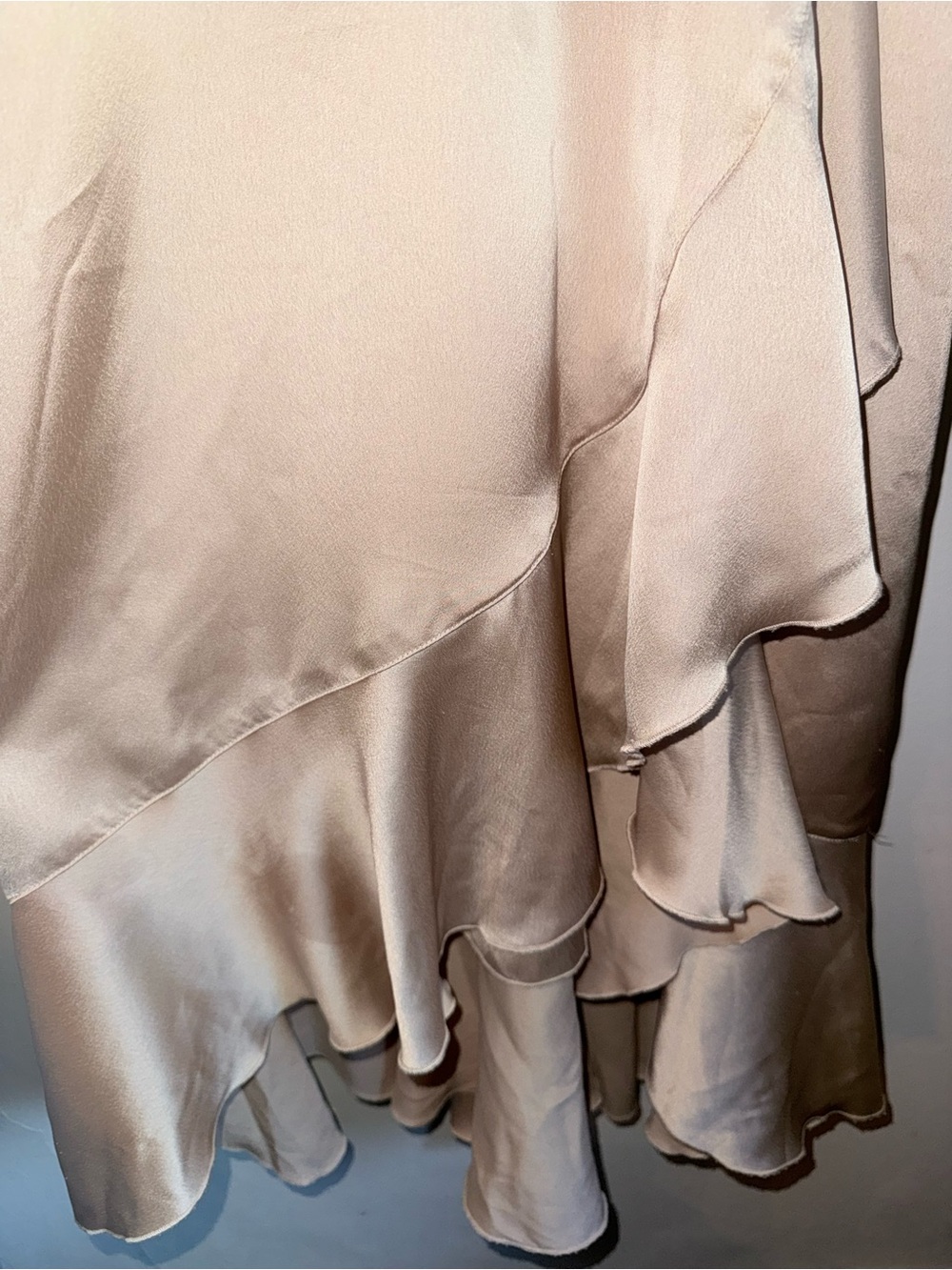 Show Me Your MuMu Samantha Satin Luxe Wrap Dress Size M - Picture 10 of 11